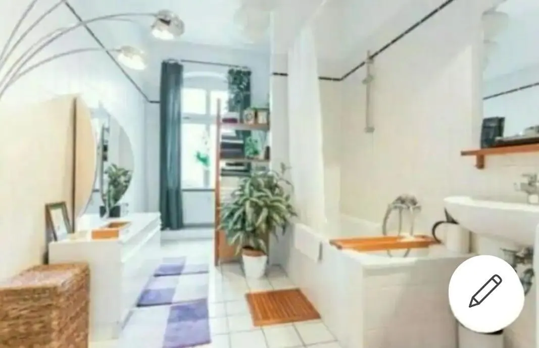 Double Bed In Sharing Apartment Berlín 0*,